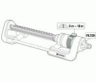 Aspersor Oscilante Aqua M
