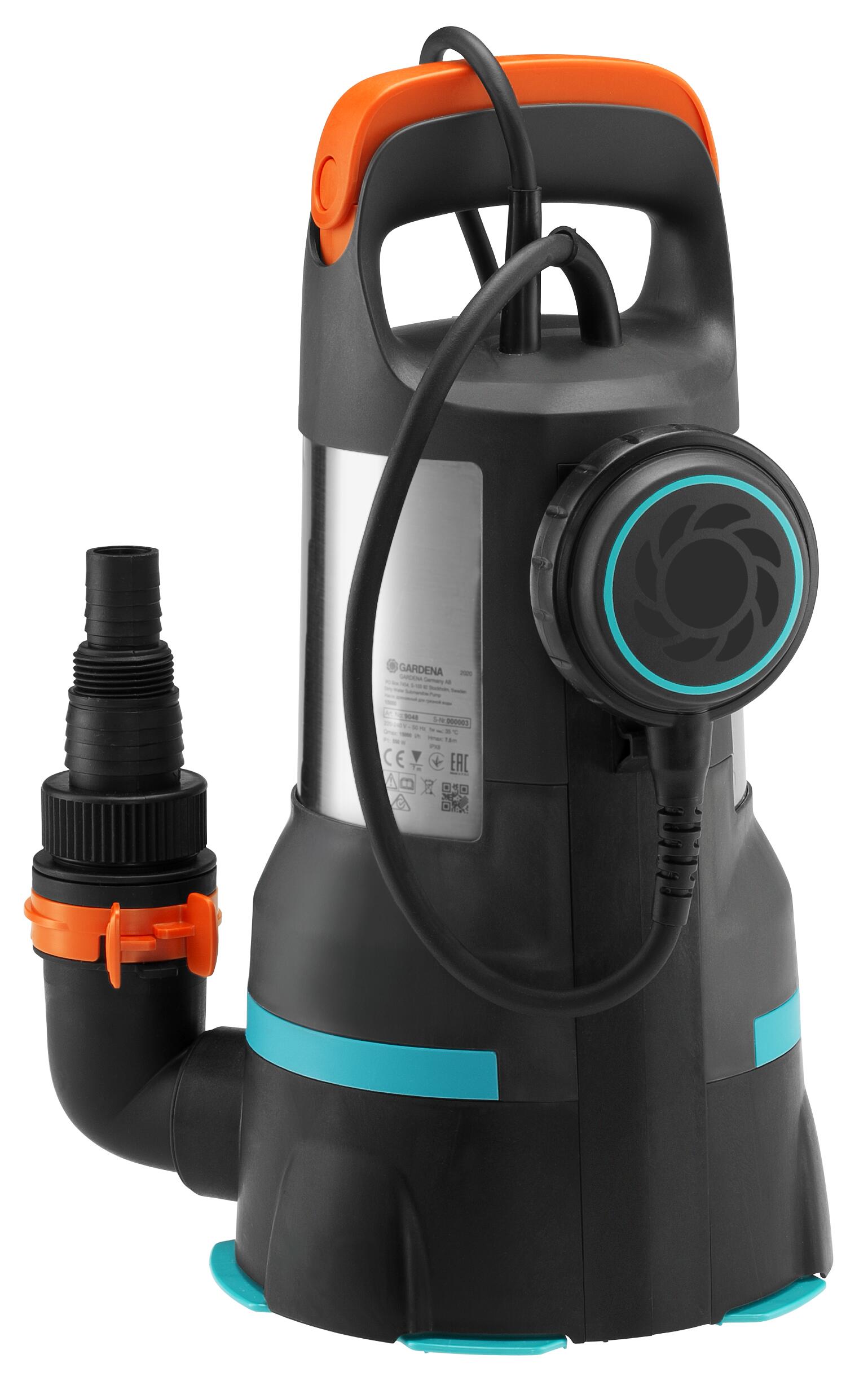 Bomba sumergible 15000 2en1 de aguas limpias y aguas sucias