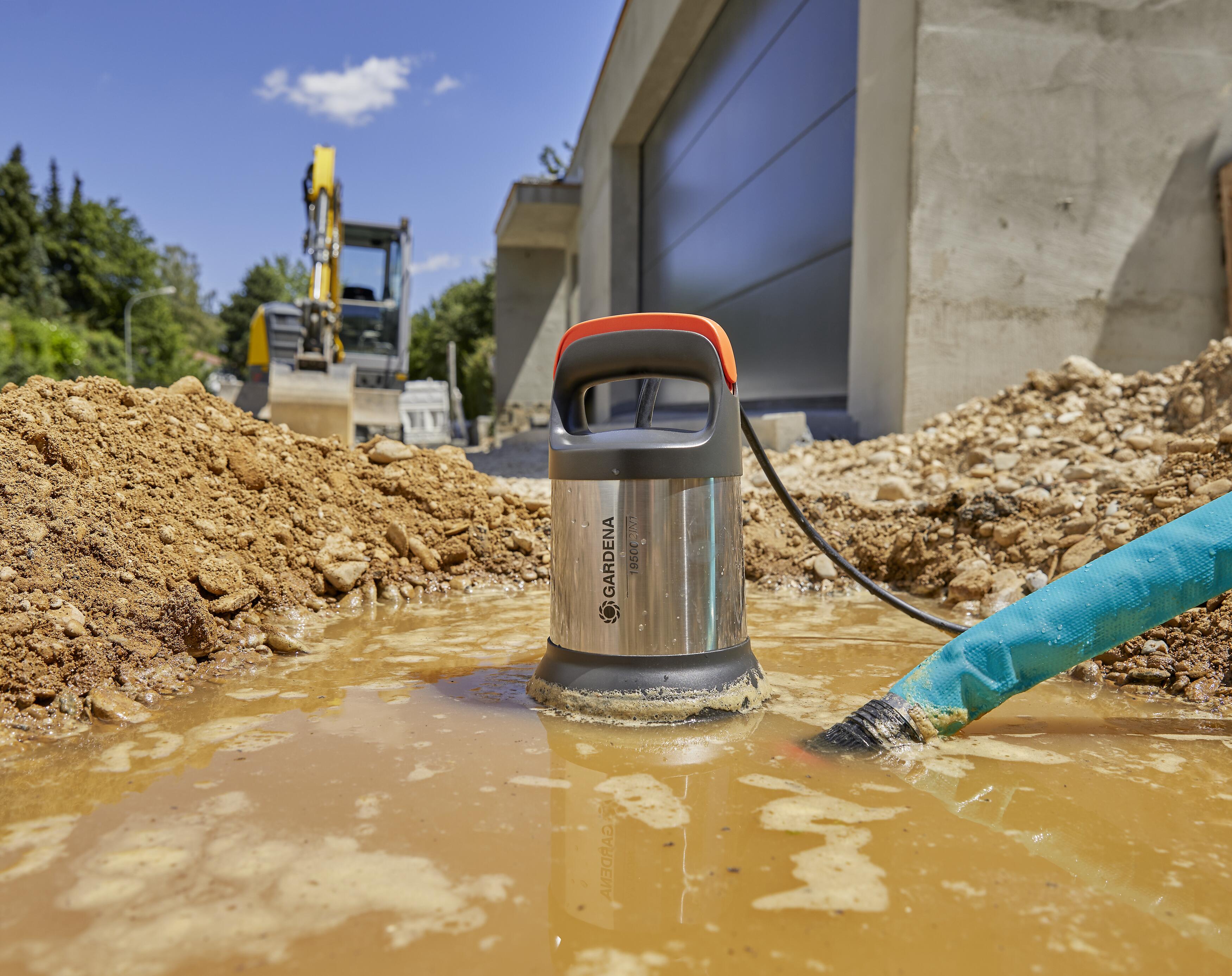 Bomba sumergible 19500 2en1 de aguas limpias y aguas sucias con Aquasensor