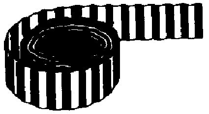 Cercadillo de césped. Rollo de 9 cm de alto