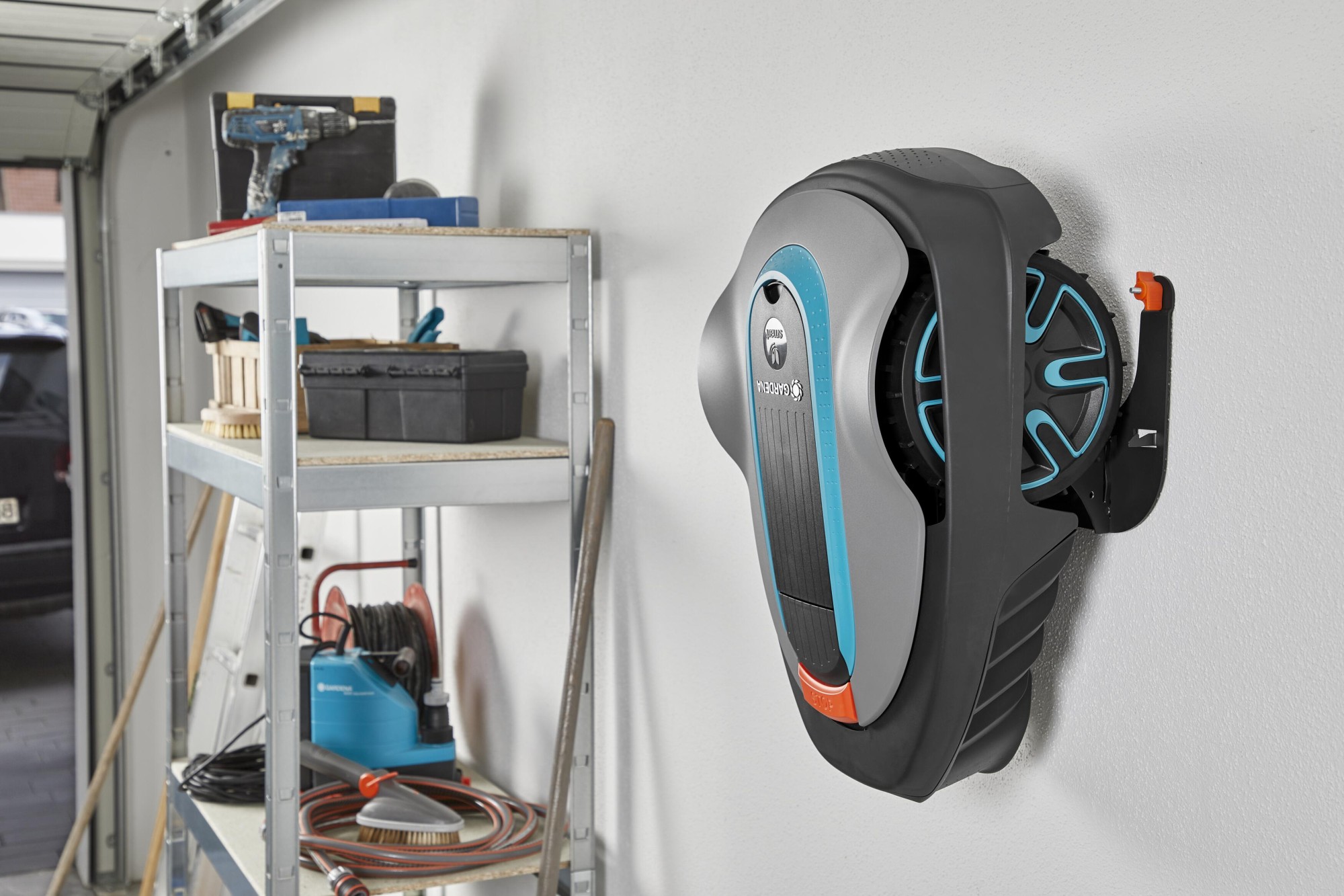 Soporte pared para guardar en invierno