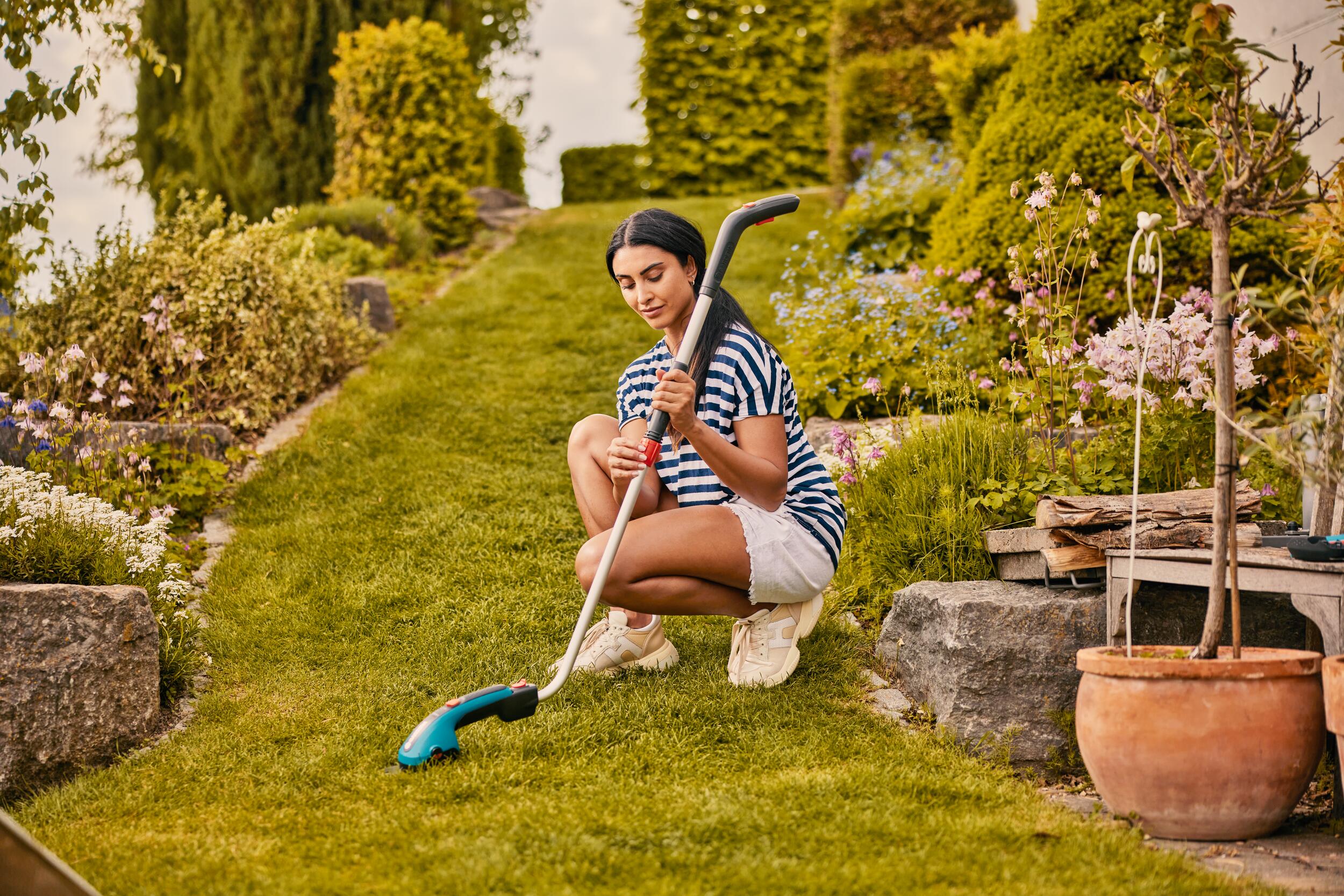 Tijeras para setos y hierba ClassicCut Li