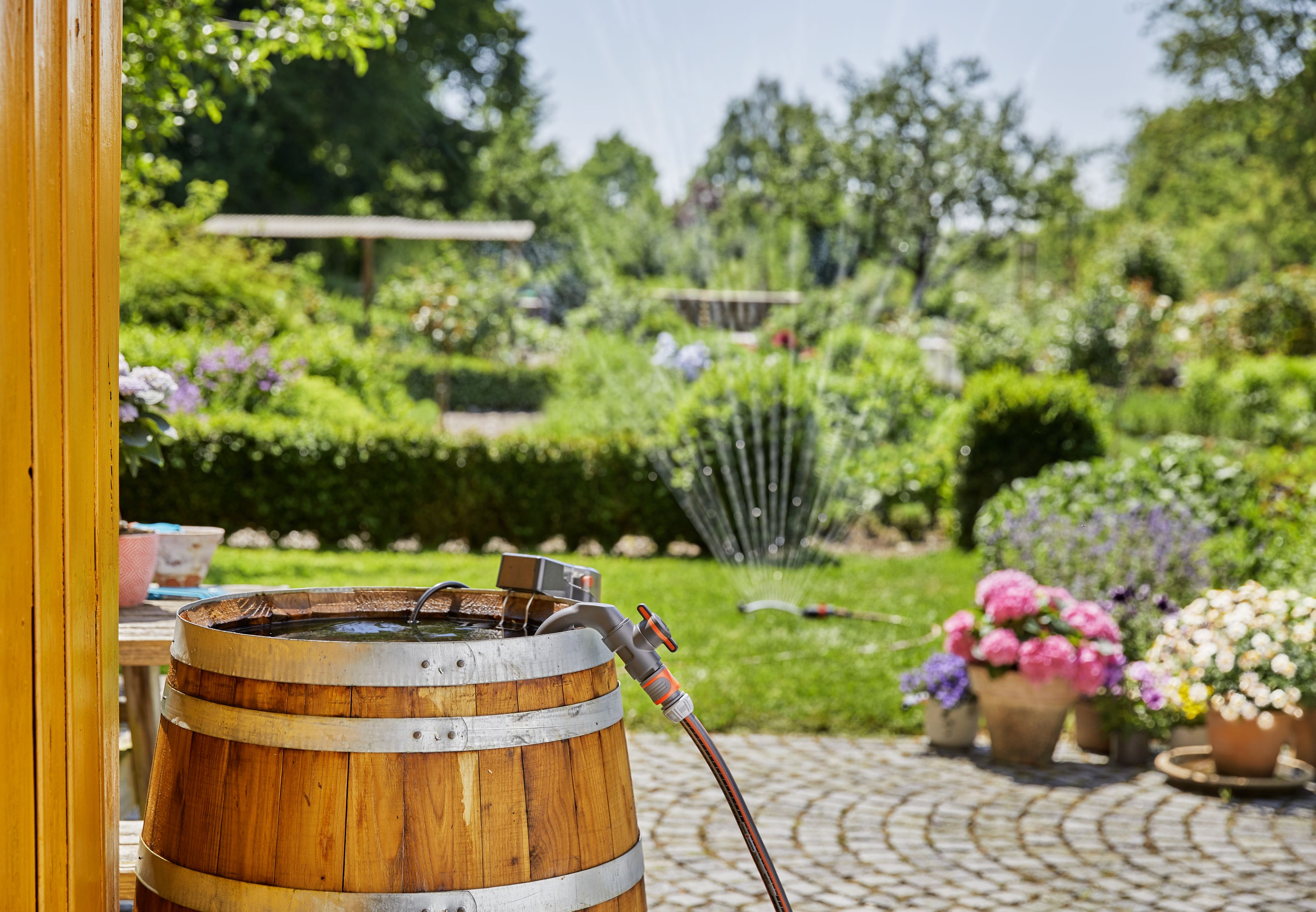 Bomba de batería deposito aguas pluviales 2000/2 Li-18 Set