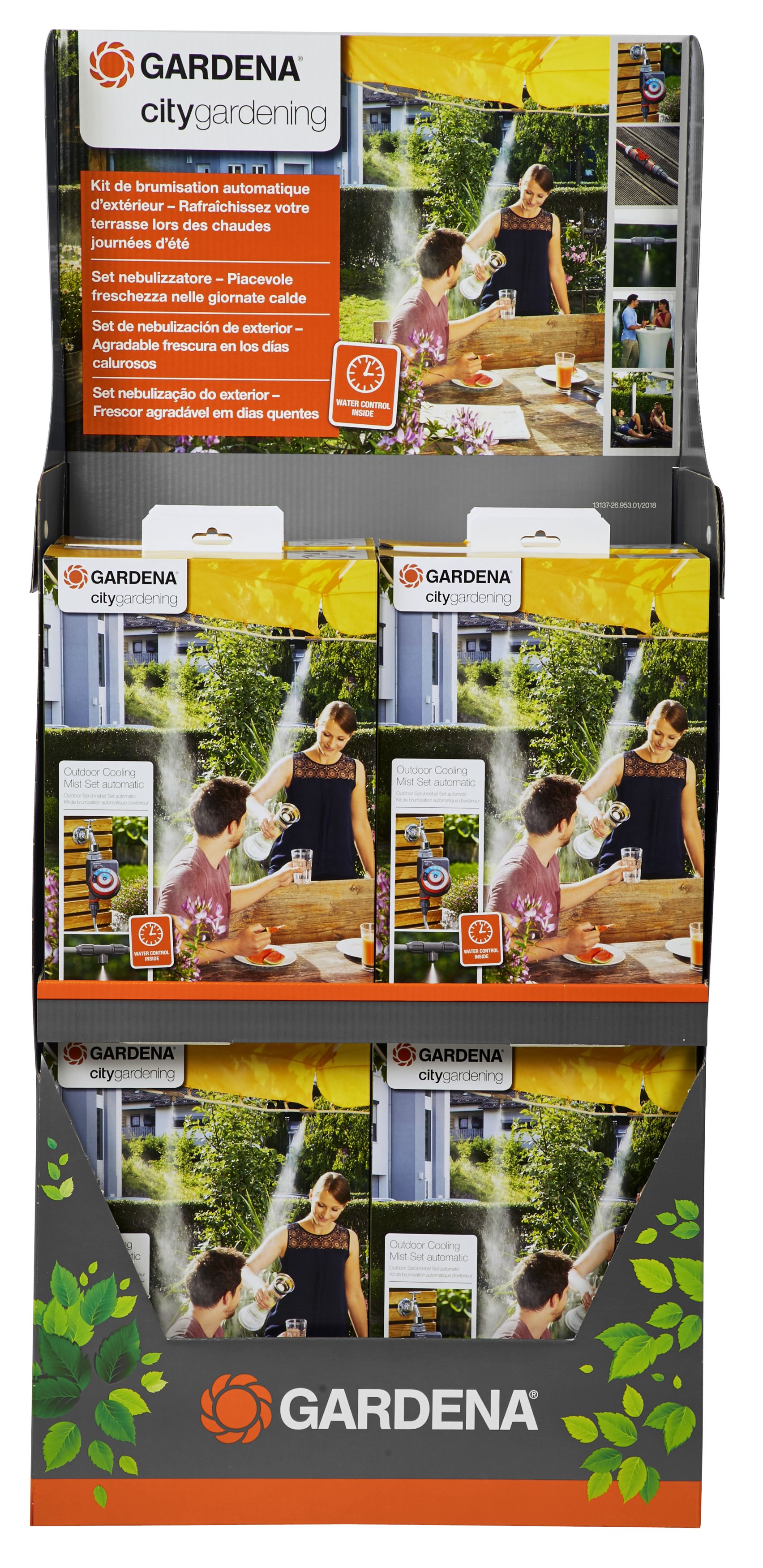 Kit nebulizadores y programador Box de 8 uds