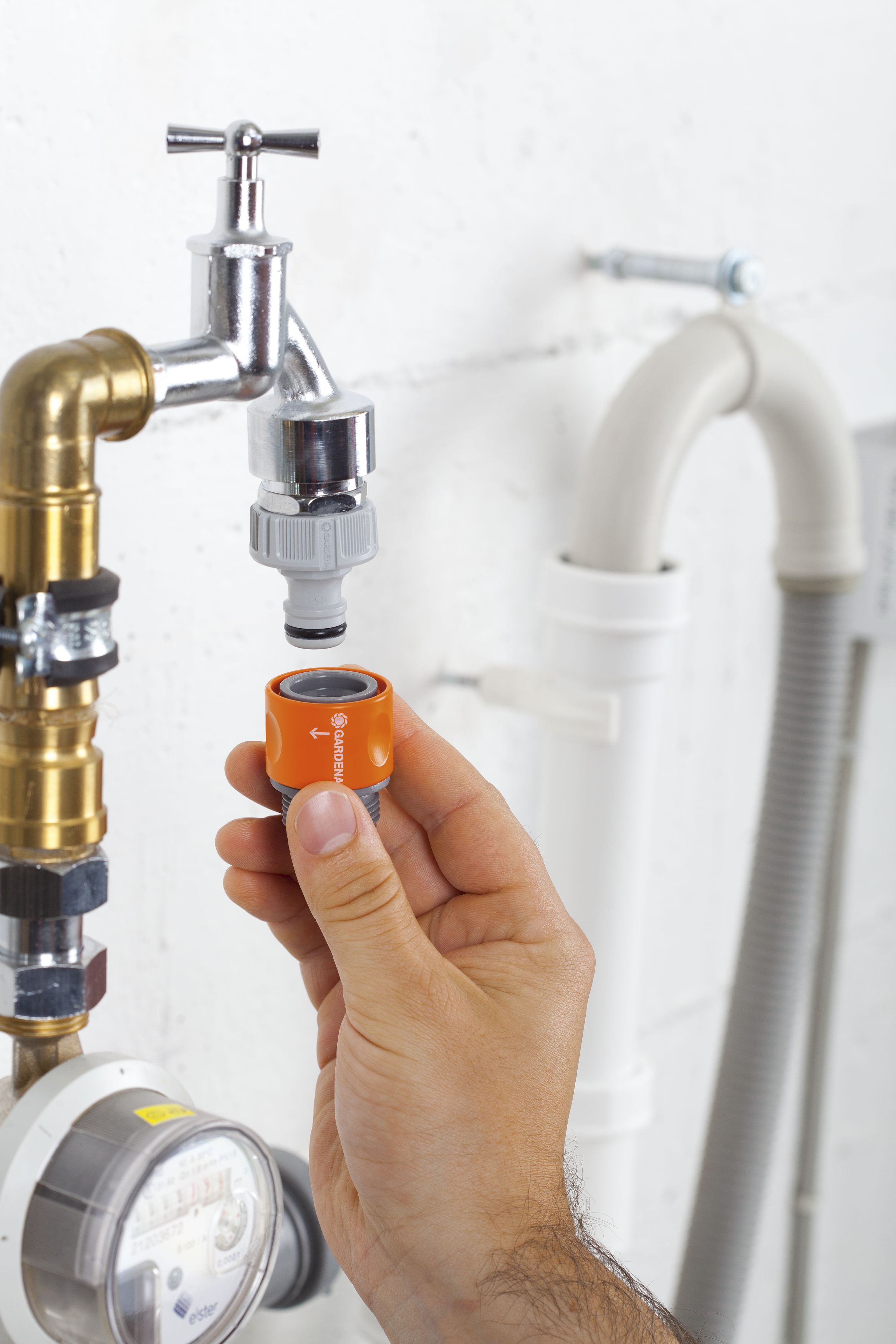 Conector rosca GARDENA en caja