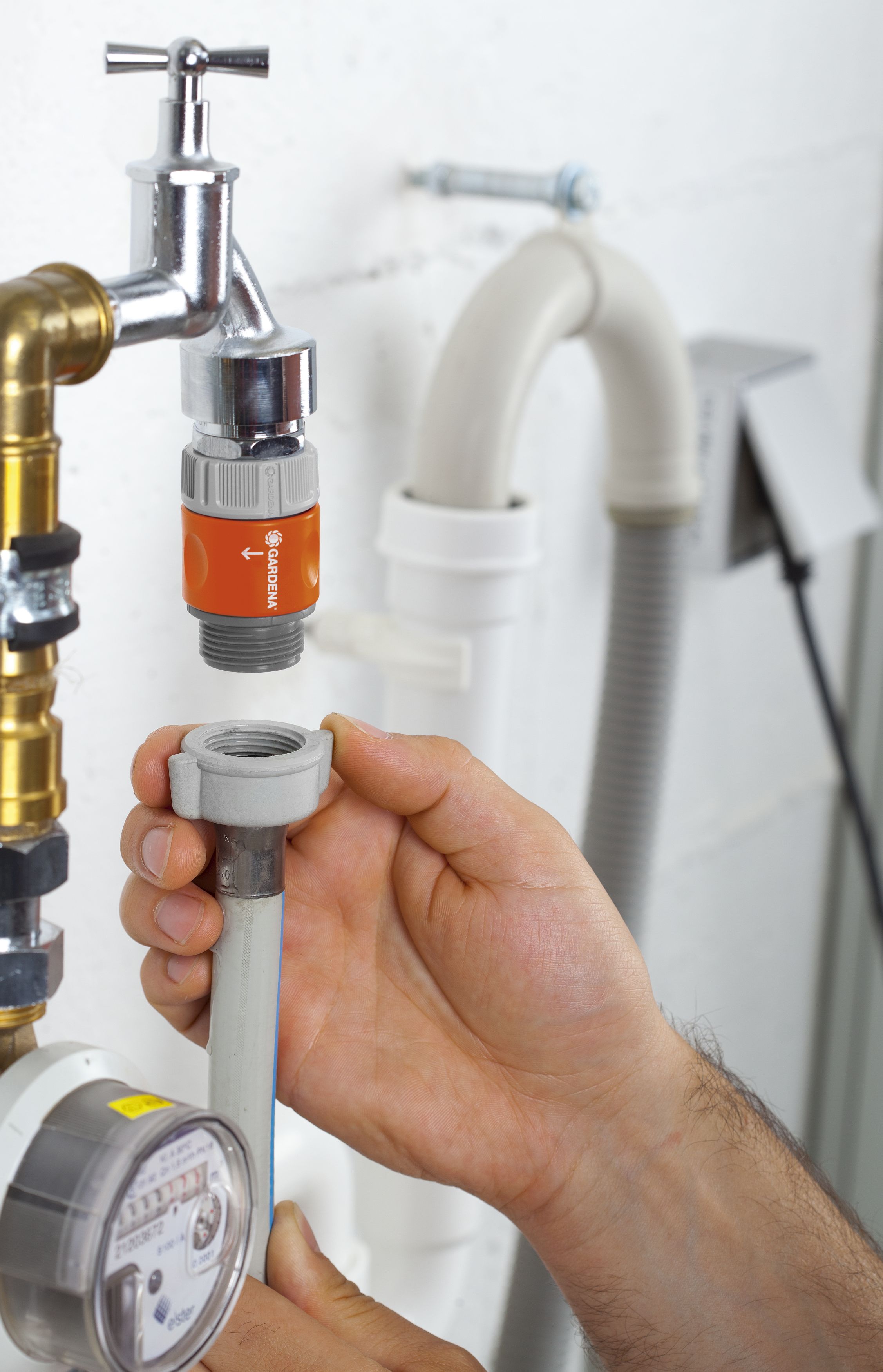 Conector rosca GARDENA en caja