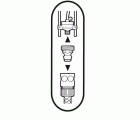 Accesorio adaptador 26,5 mm (3/4\\\"). En caja