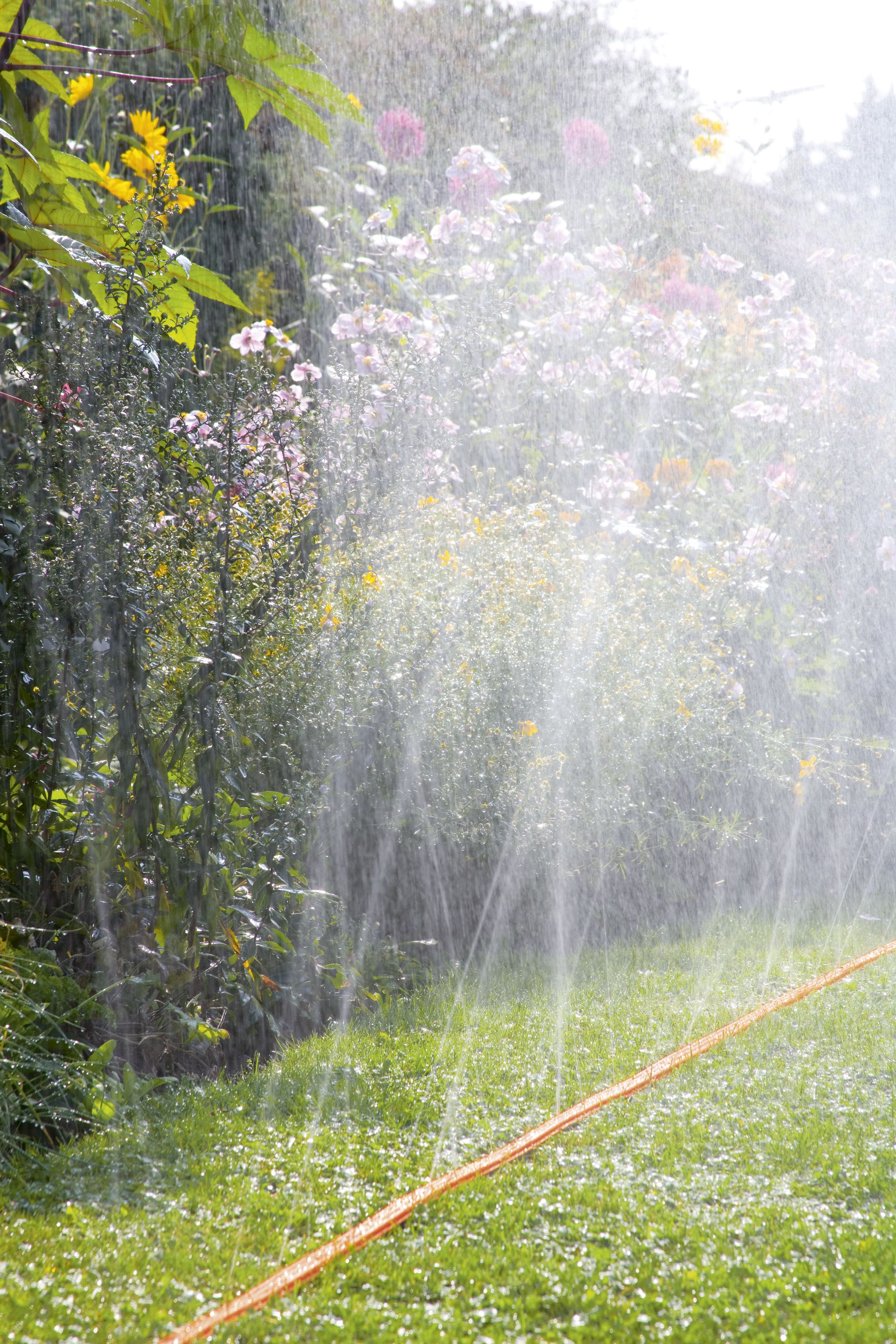 Manguera microperforada naranja de 7,5 m