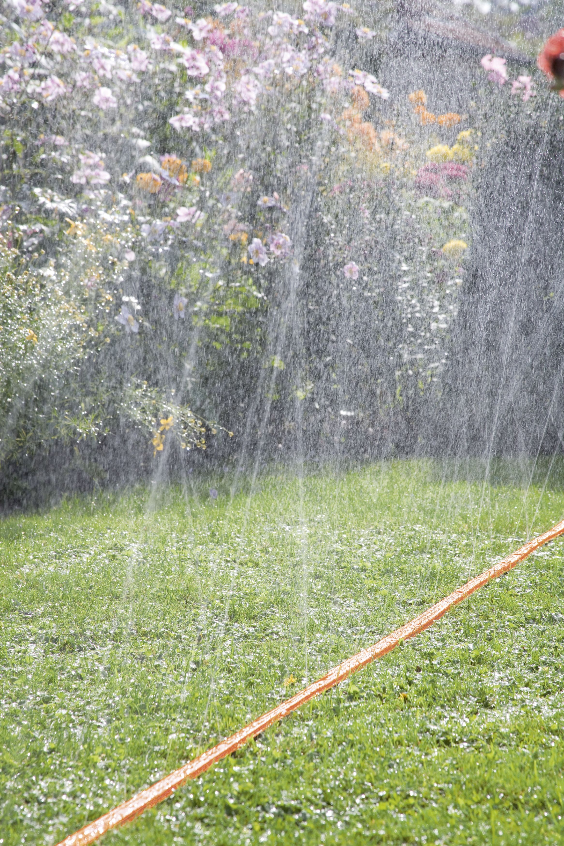 Manguera microperforada naranja de 7,5 m