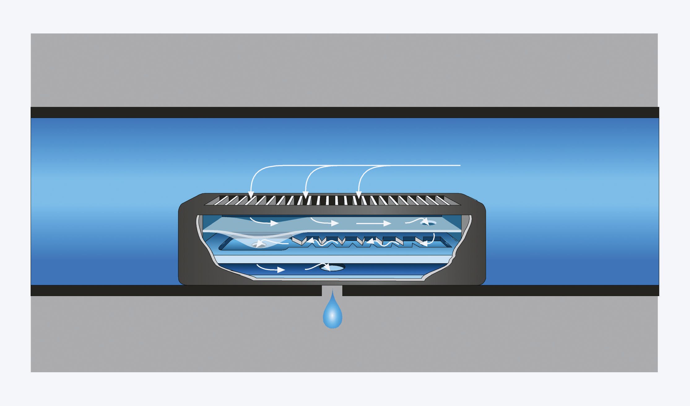 Tubo de superficie y subterráneo con goteros incluidos de 13,7 mm