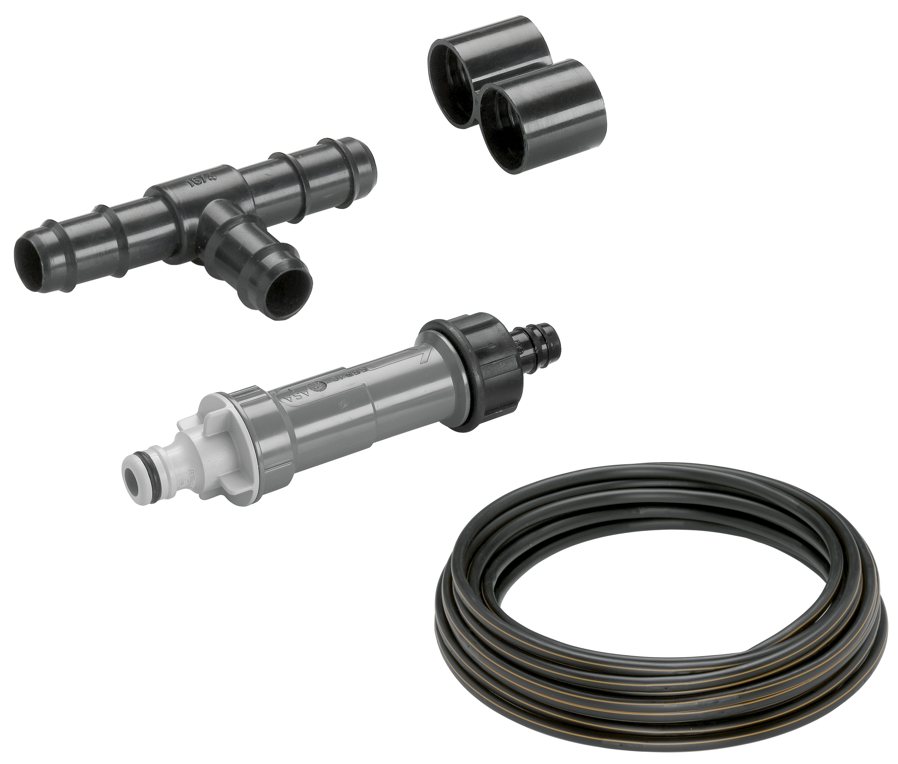 Tubo de superficie y subterráneo con goteros incluidos de 13,7 mm