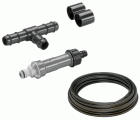 Tubo de superficie y subterráneo con goteros incluidos de 13,7 mm