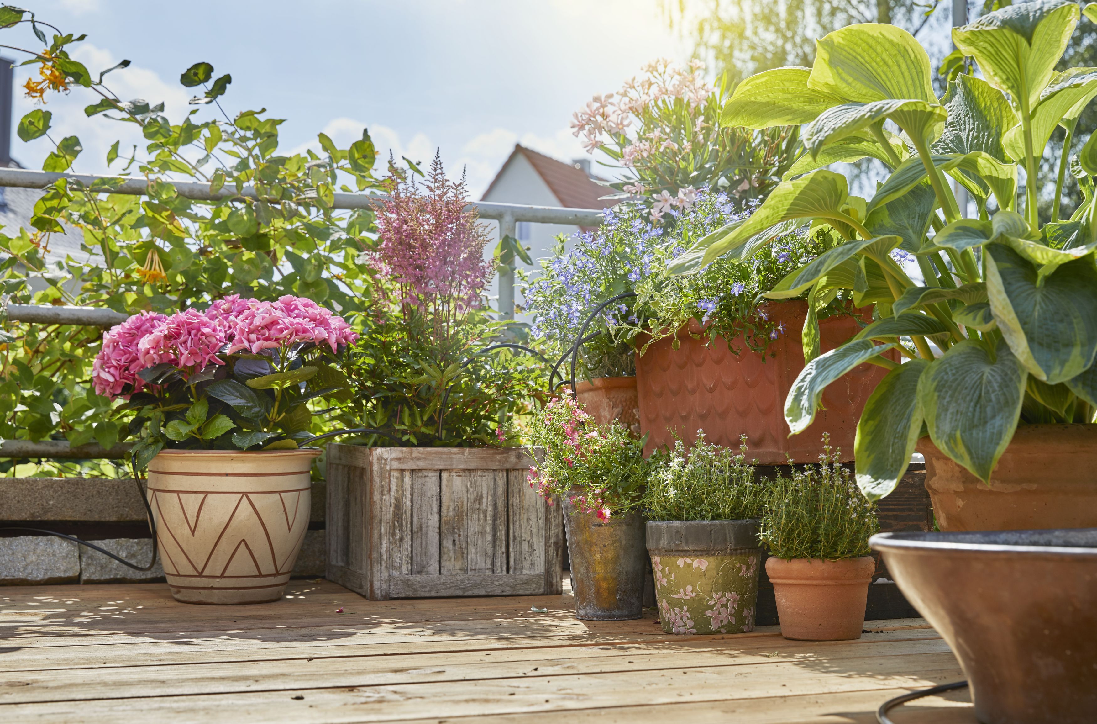 Riego automático para jardineras