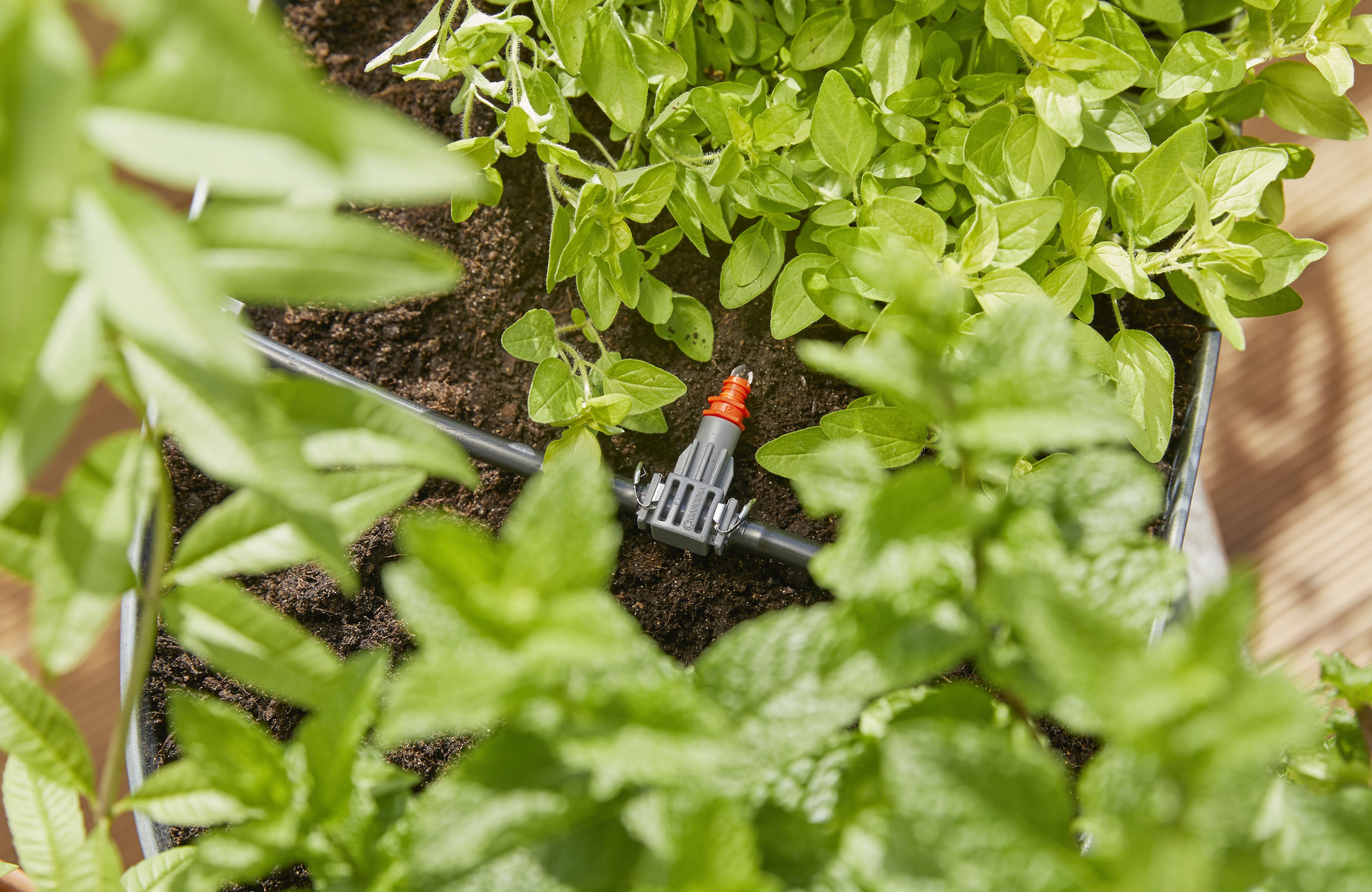 Riego automático para jardineras