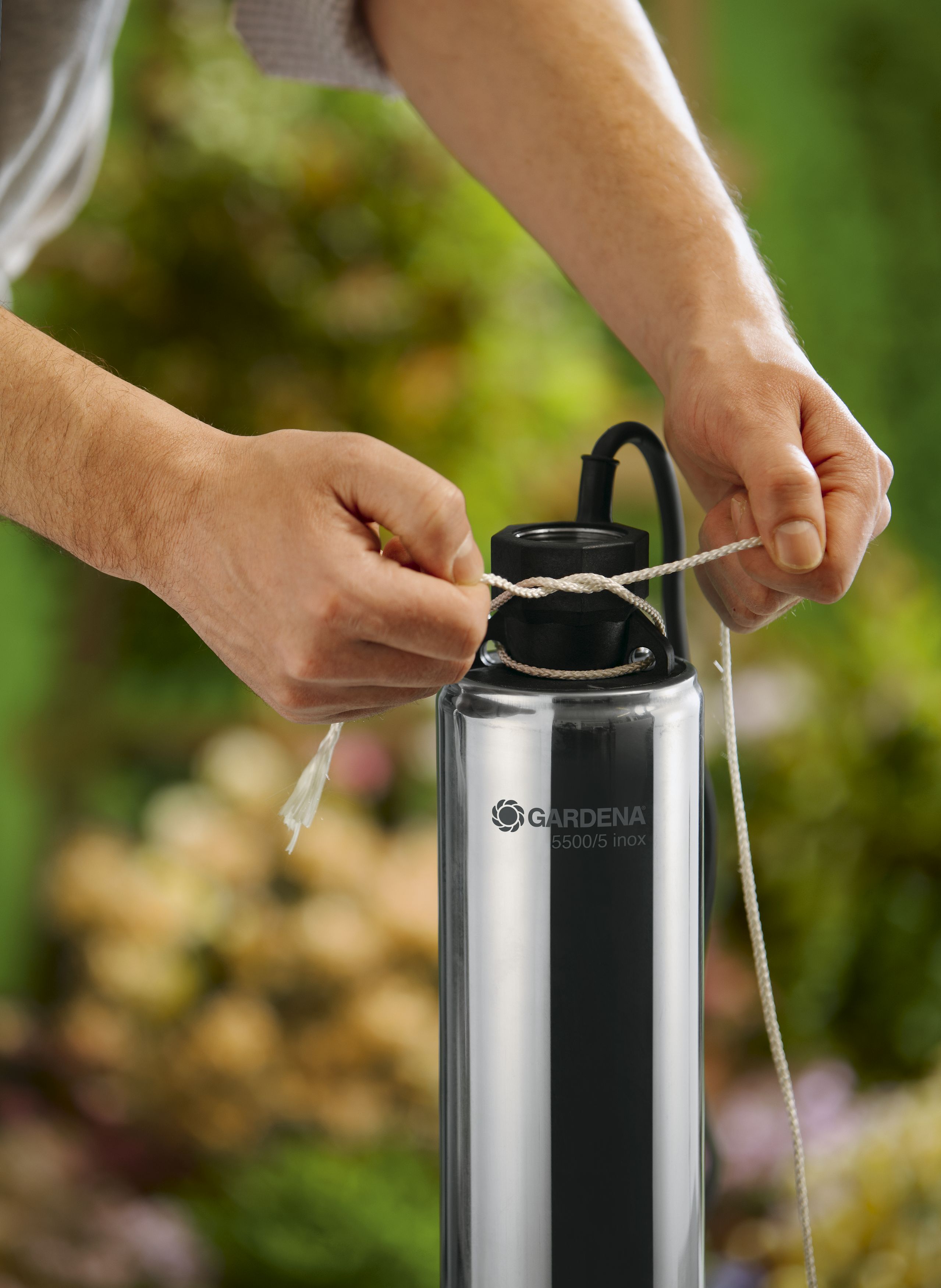 Bomba sumergible 5500/5 inox Premium para pozos perforados