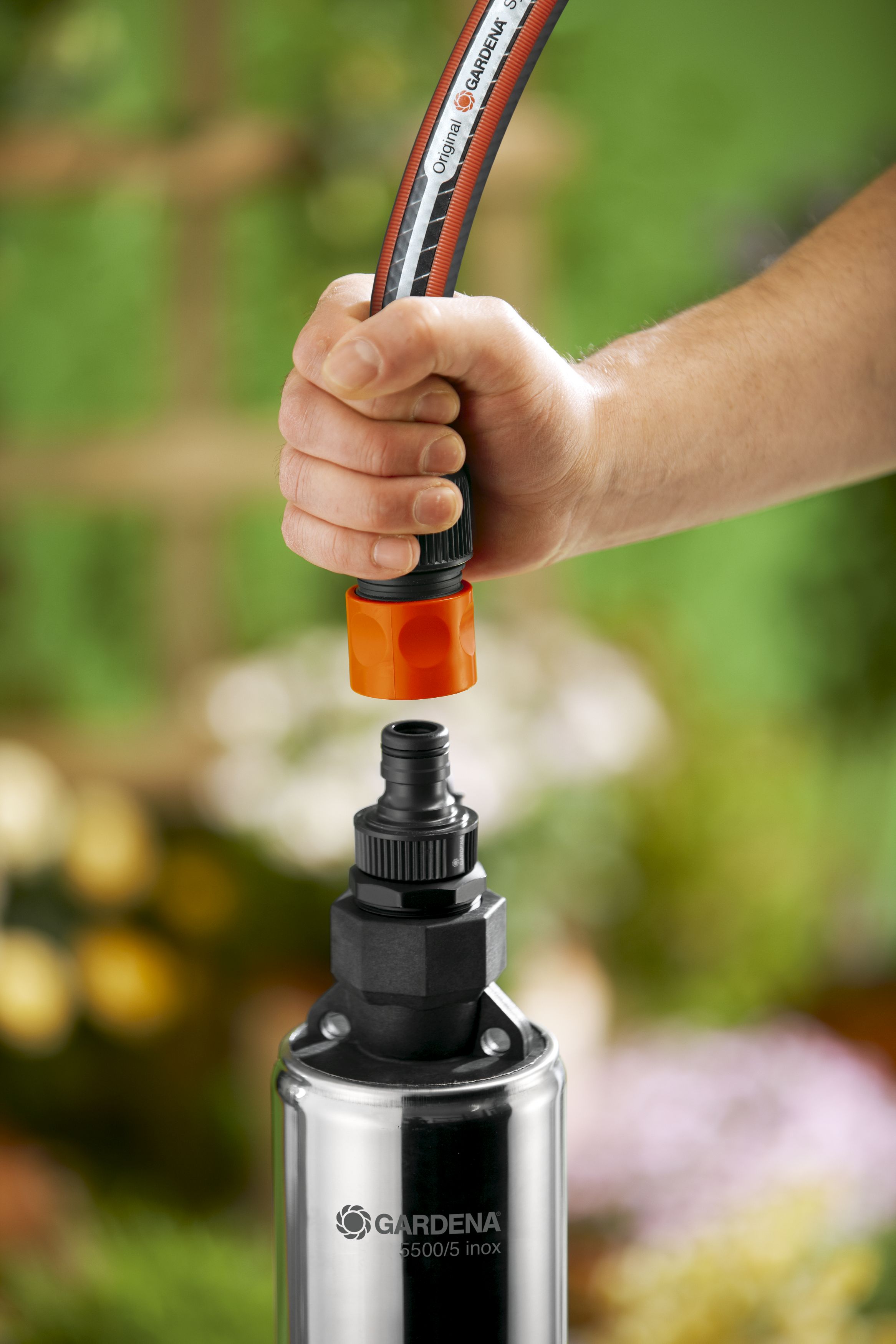 Bomba sumergible 5500/5 inox Premium para pozos perforados