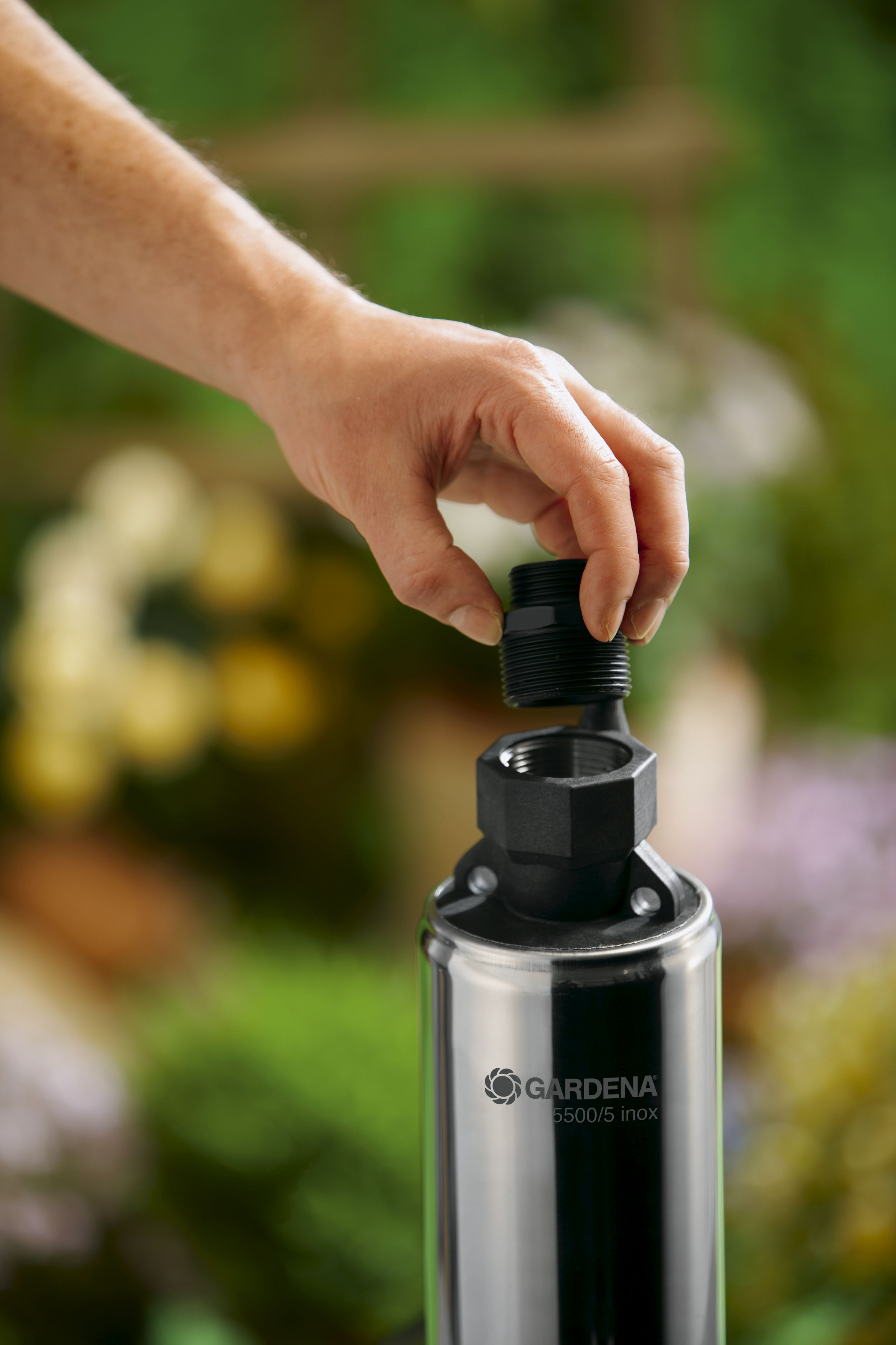 Bomba sumergible 5500/5 inox Premium para pozos perforados