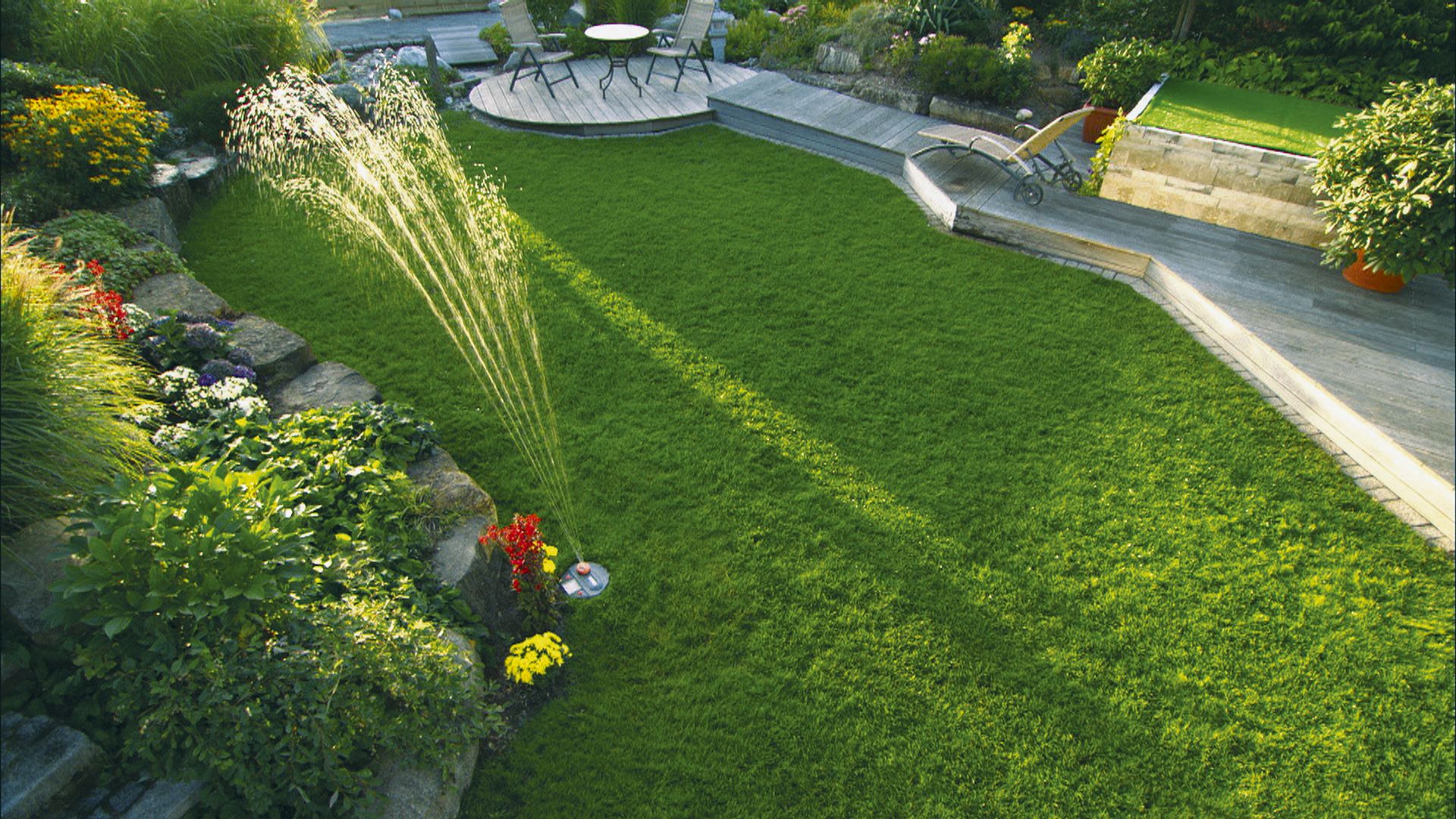 Aspersor emergente para superficies asimétricas AquaContour automatic