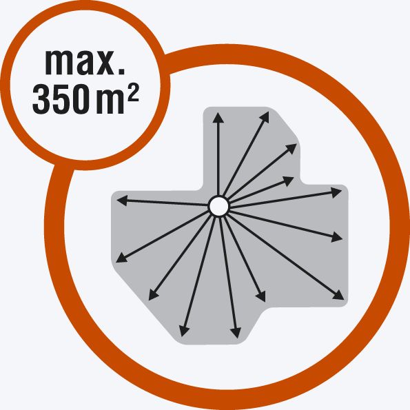 Aspersor emergente para superficies asimétricas AquaContour automatic