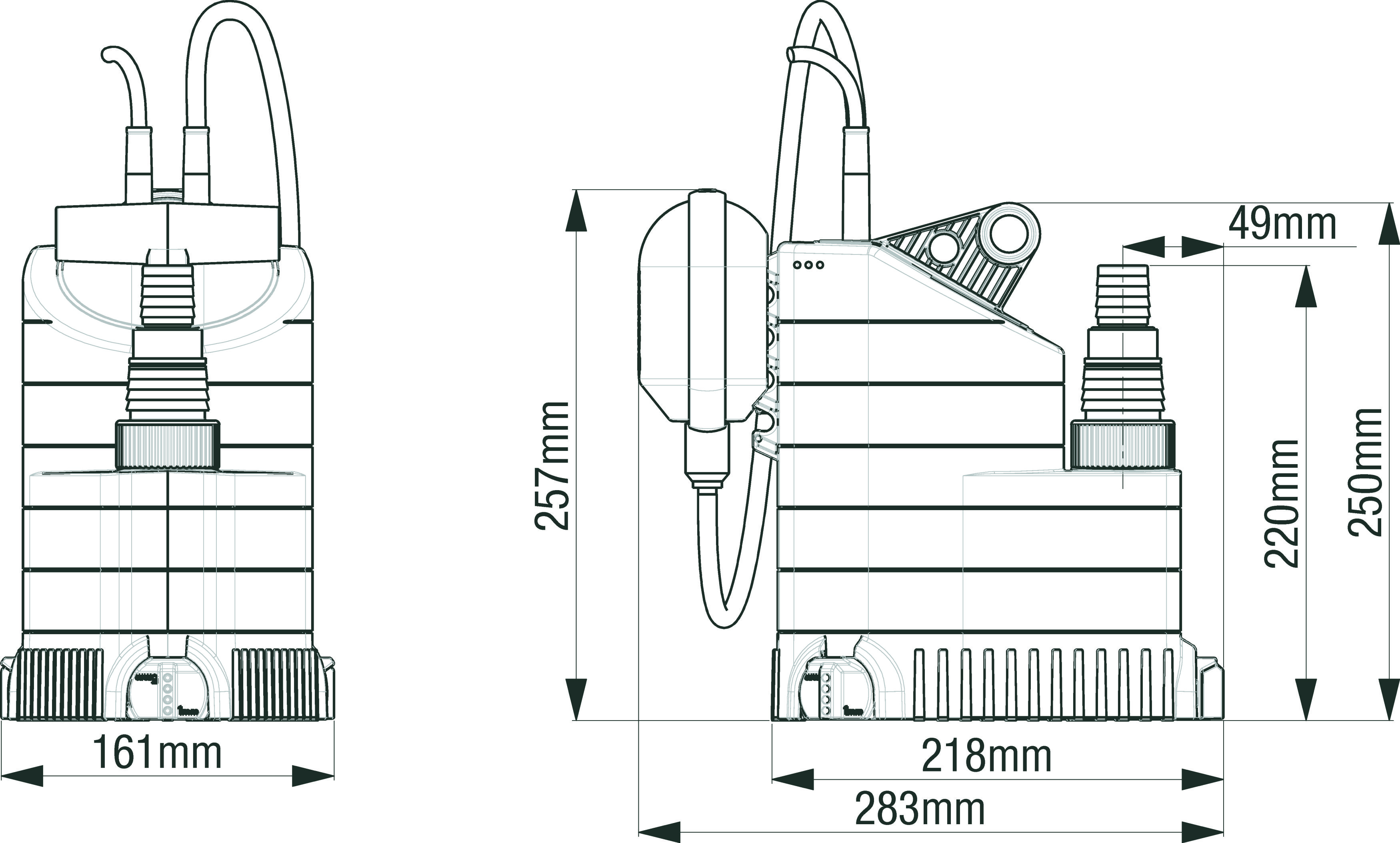 Bomba sumergible de aguas limpias 7000 Classic