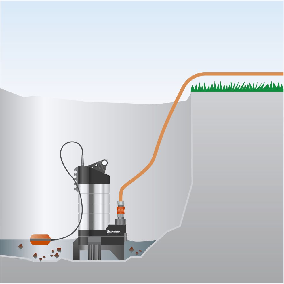 Bomba sumergible de aguas sucias 20000 inox Premium