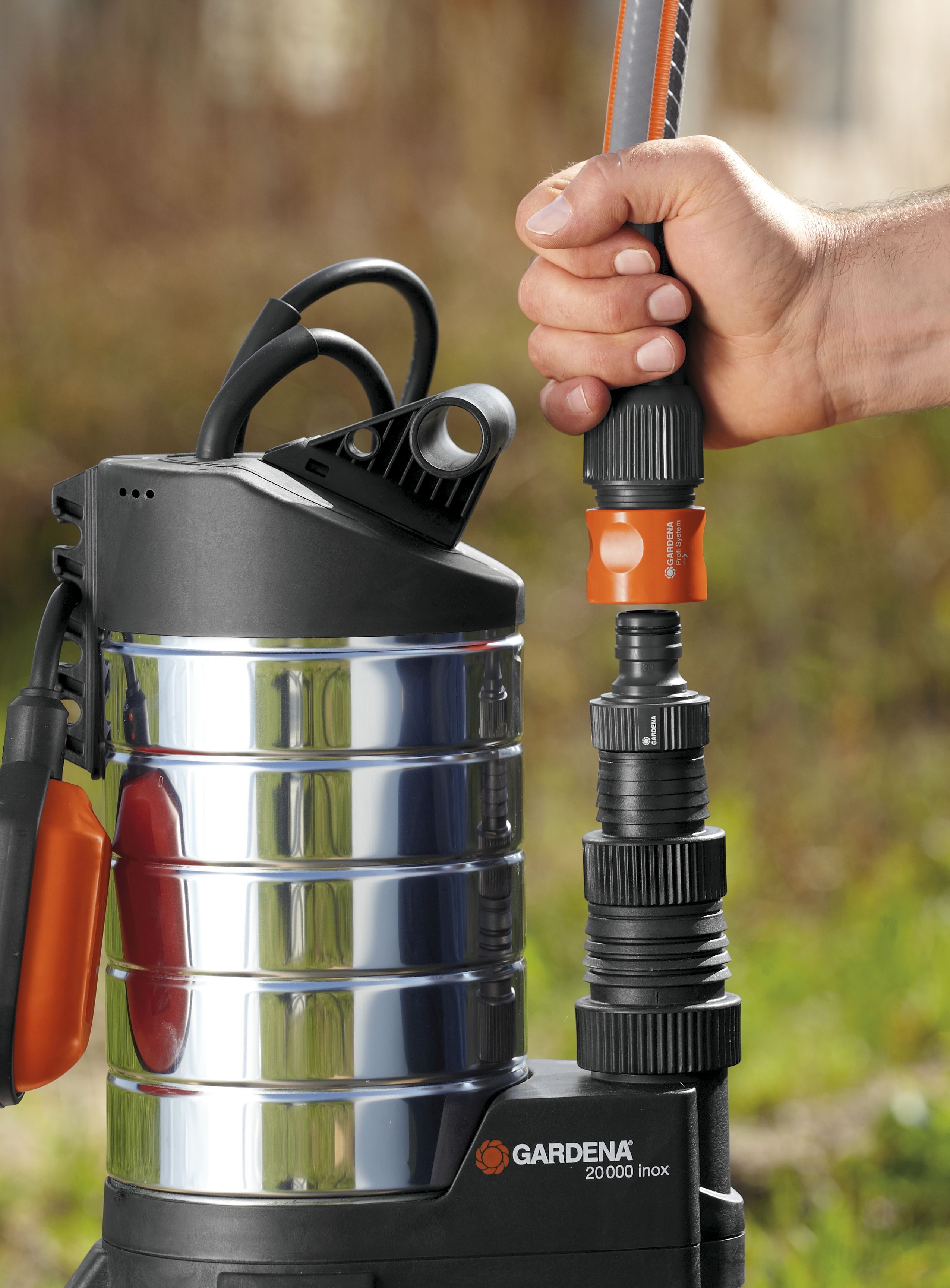 Bomba sumergible de aguas sucias 20000 inox Premium