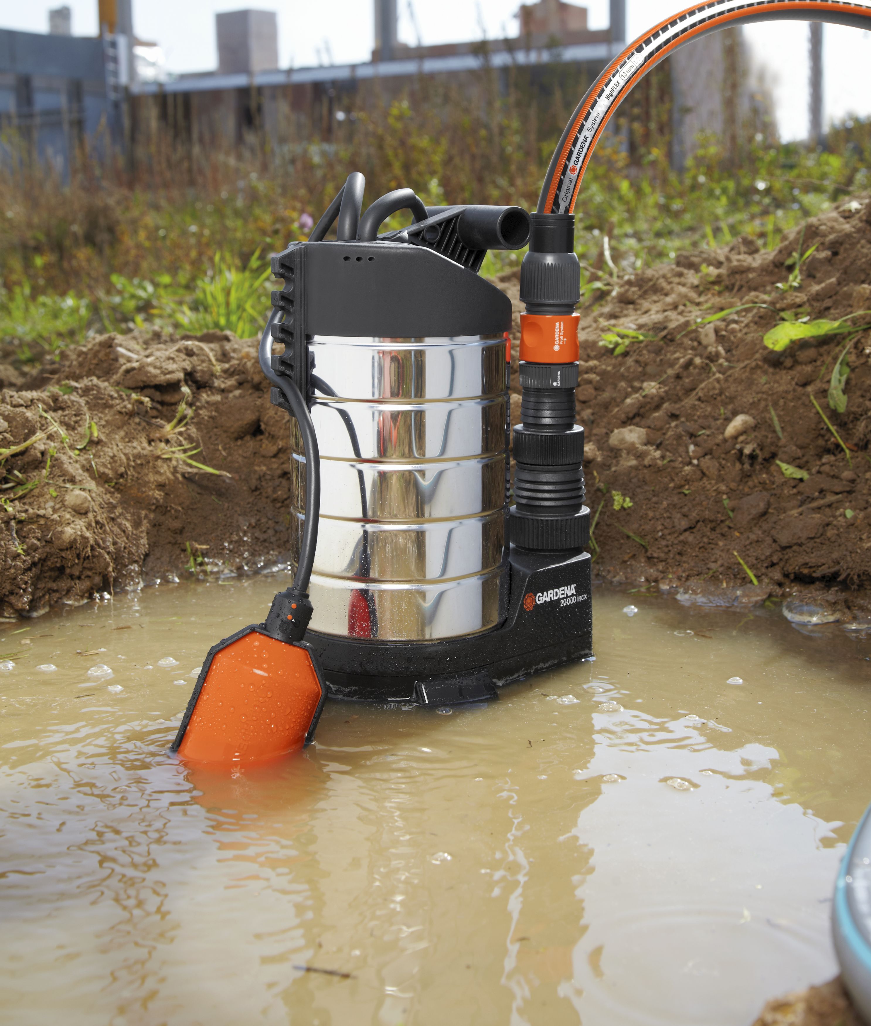 Bomba sumergible de aguas sucias 20000 inox Premium