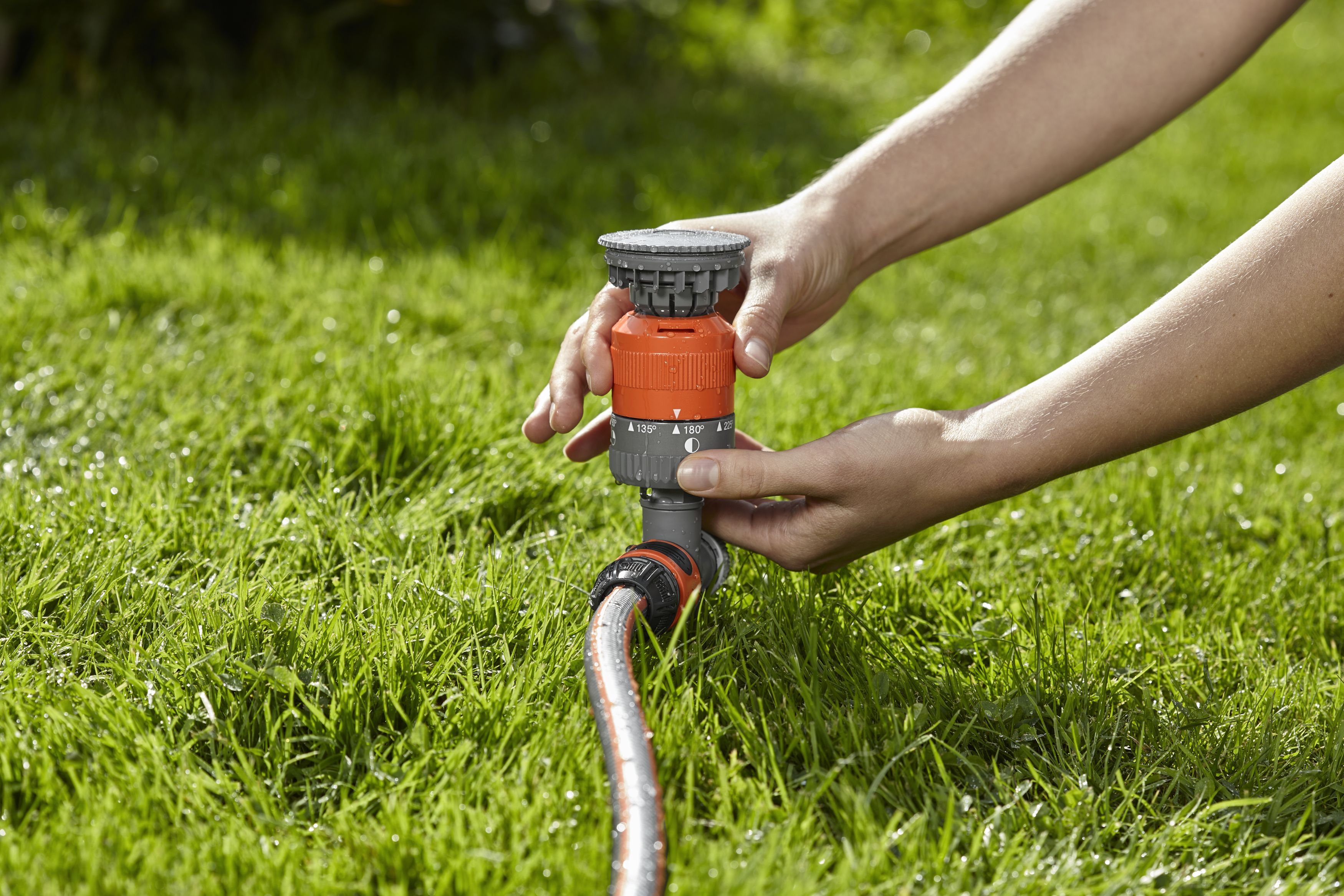 Aspersor circular Vario con enclavamiento Comfort