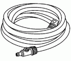 Manguera de riego por goteo equipada de 7,5 m