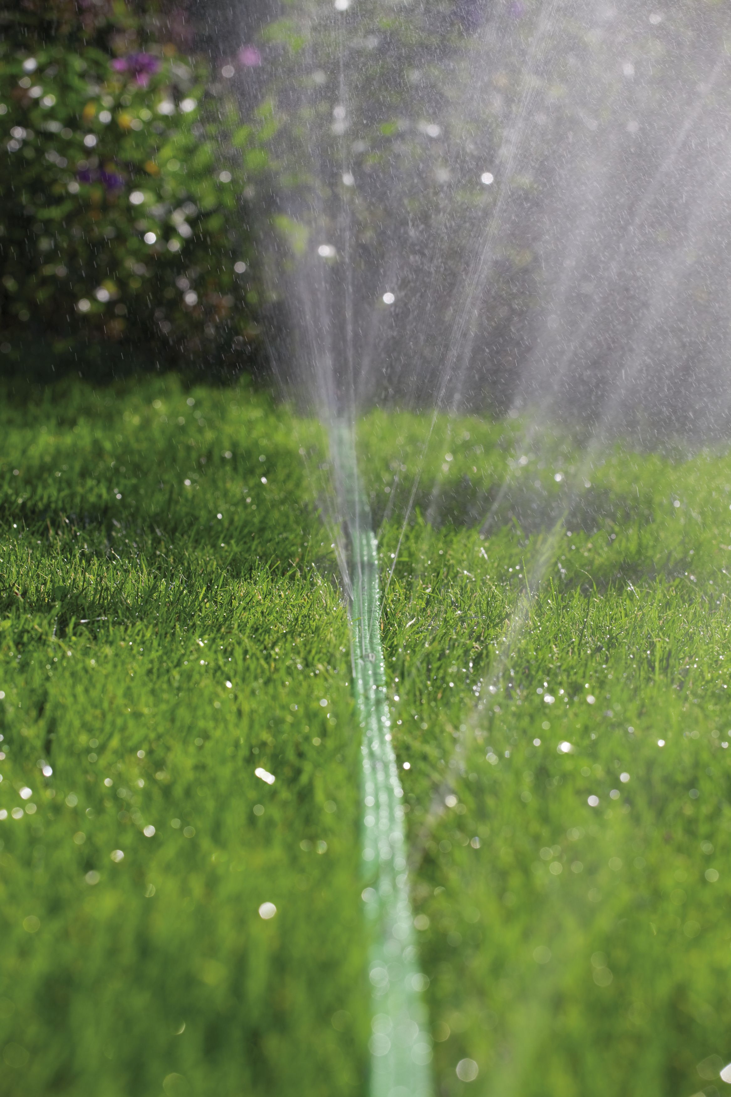 Manguera microperforada verde de 15 m