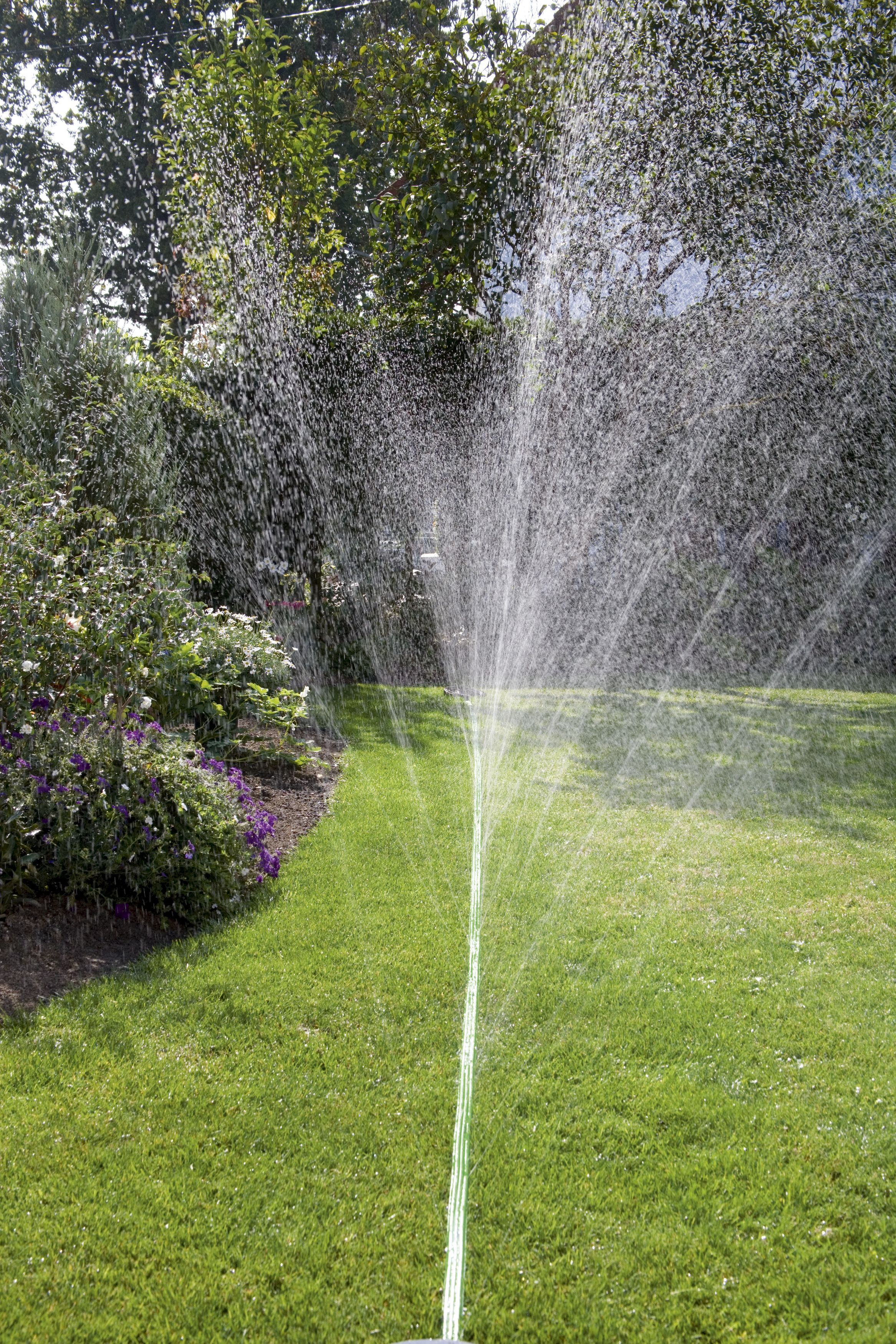 Manguera microperforada verde de 15 m