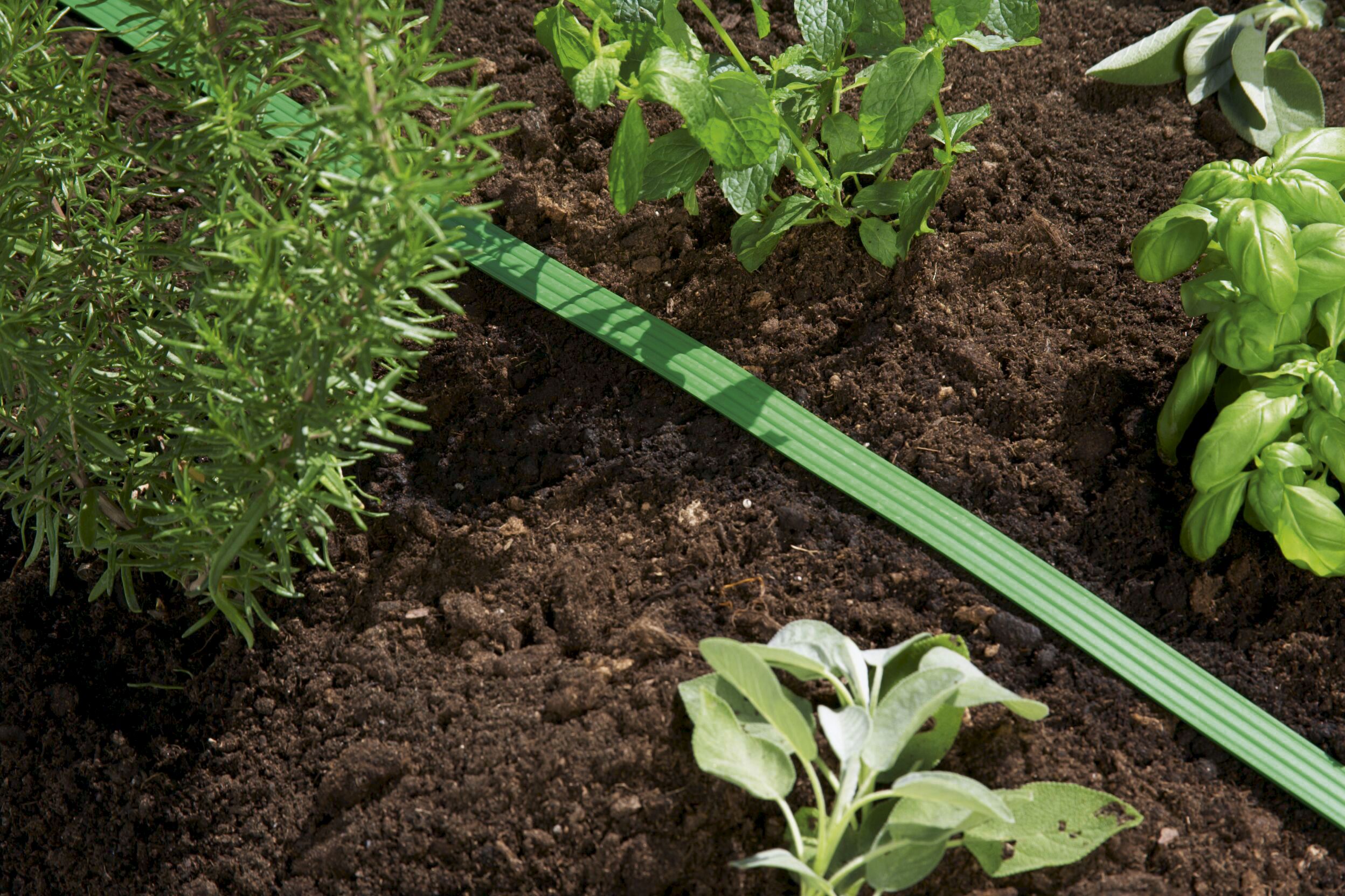 Manguera microperforada verde de 15 m
