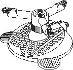 Aspersor circular Samba Classic