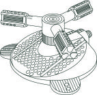 Aspersor circular Mambo Comfort