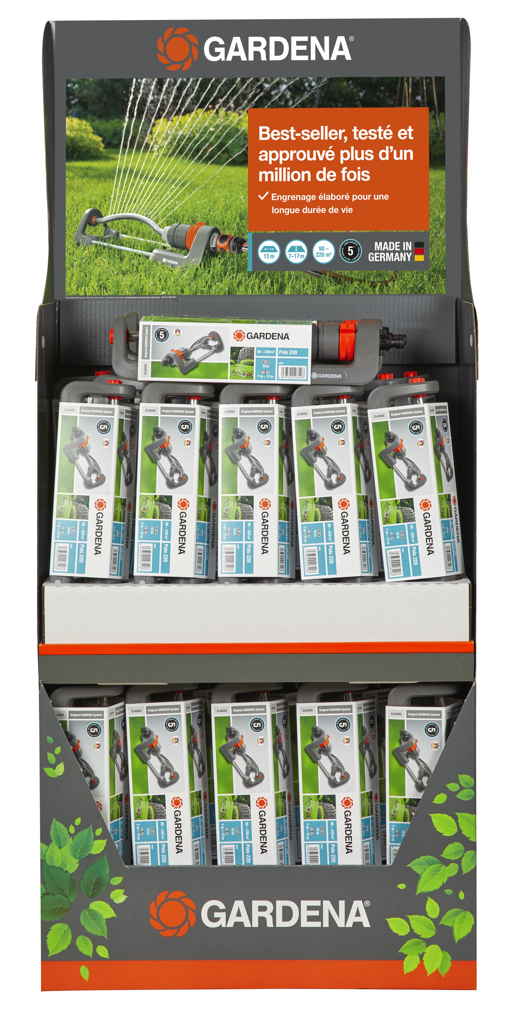 Box aspersores oscilantes Classic P