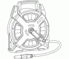 Carrete portamanguera Classic equipado 15