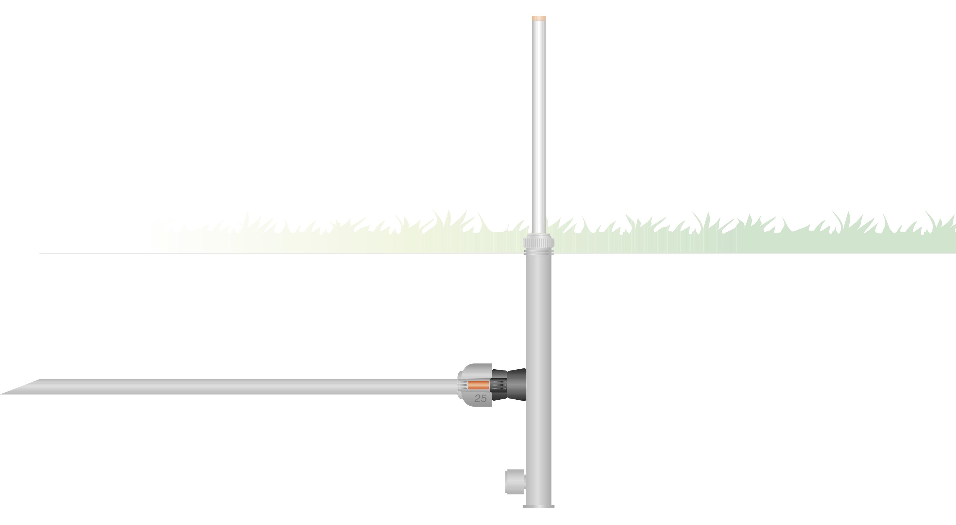 Conector de 25 mm y rosca hembra de 3/4\\\"