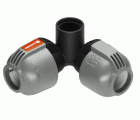 Pieza de esquina Sprinklersystem de 25 mm y rosca hembra de 3/4\\\"
