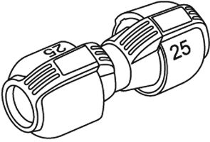 Conector de 25 mm