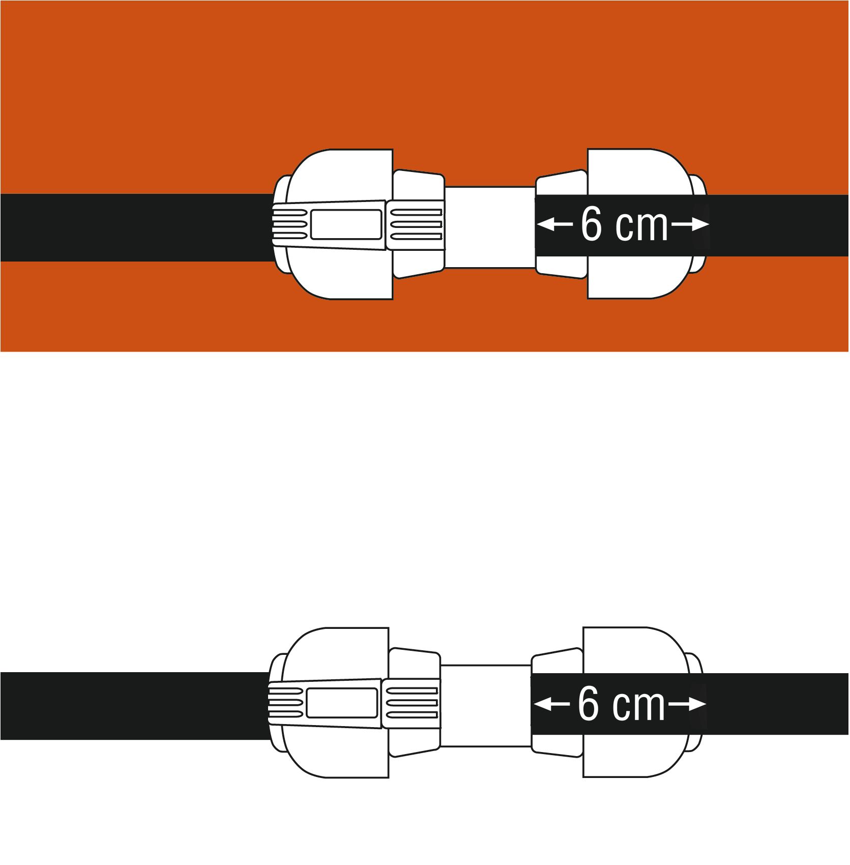 Conector de 25 mm