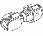 Conector de 25 mm