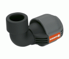 Pieza en L (90º) de 25 mm y rosca hembra de 3/4\\\"