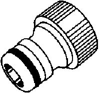 Macho para grifos con rosca Profi-System para rosca de 26,5 mm (3/4\\\")