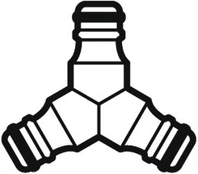 Derivación triple de gran caudal Profi-System