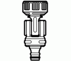 Conector de grifo articulado