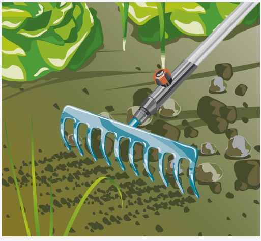 Rastrillo 30 cm combisystem