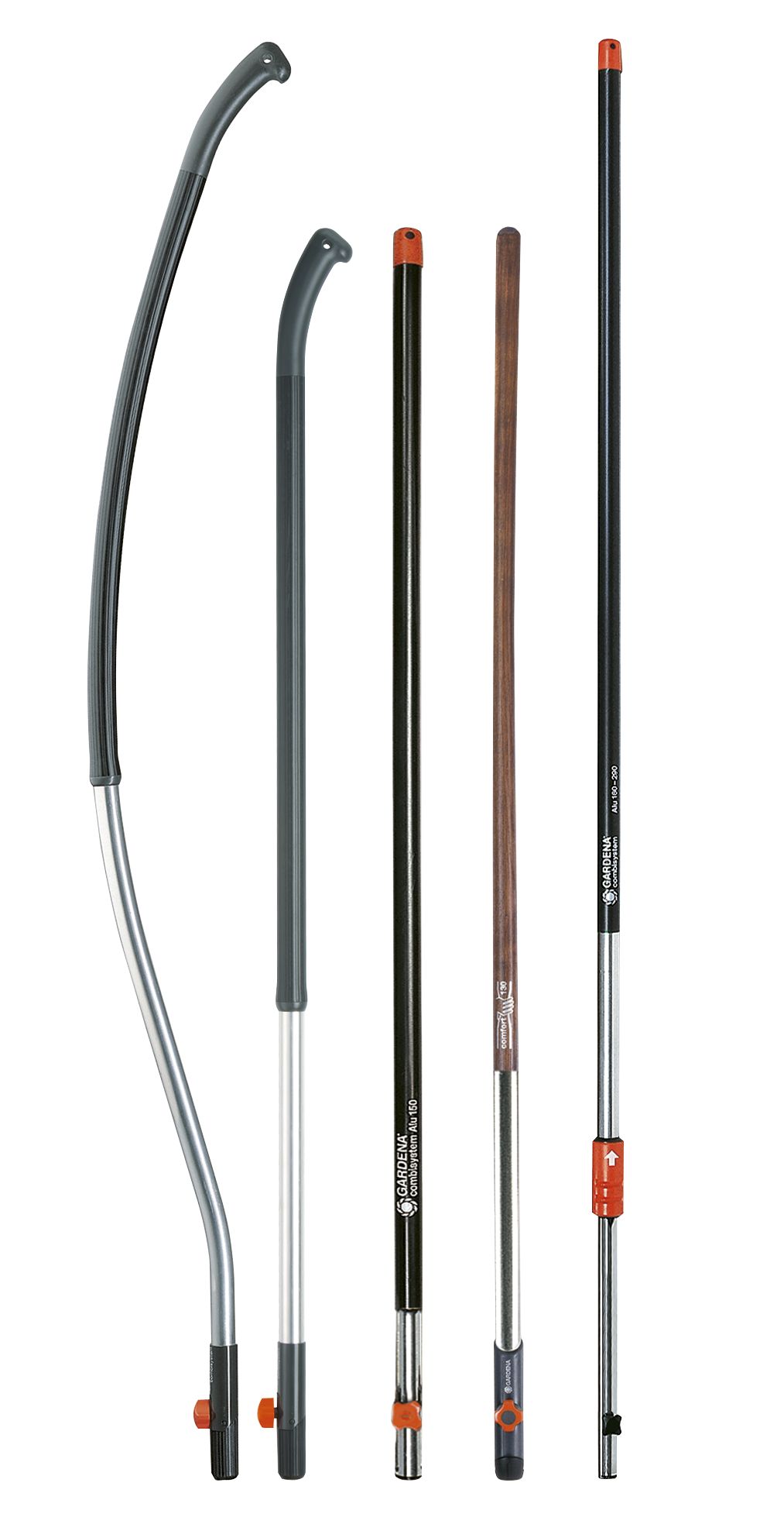 Mangos de aluminio ergonómicos Aluminium 130 combisystem