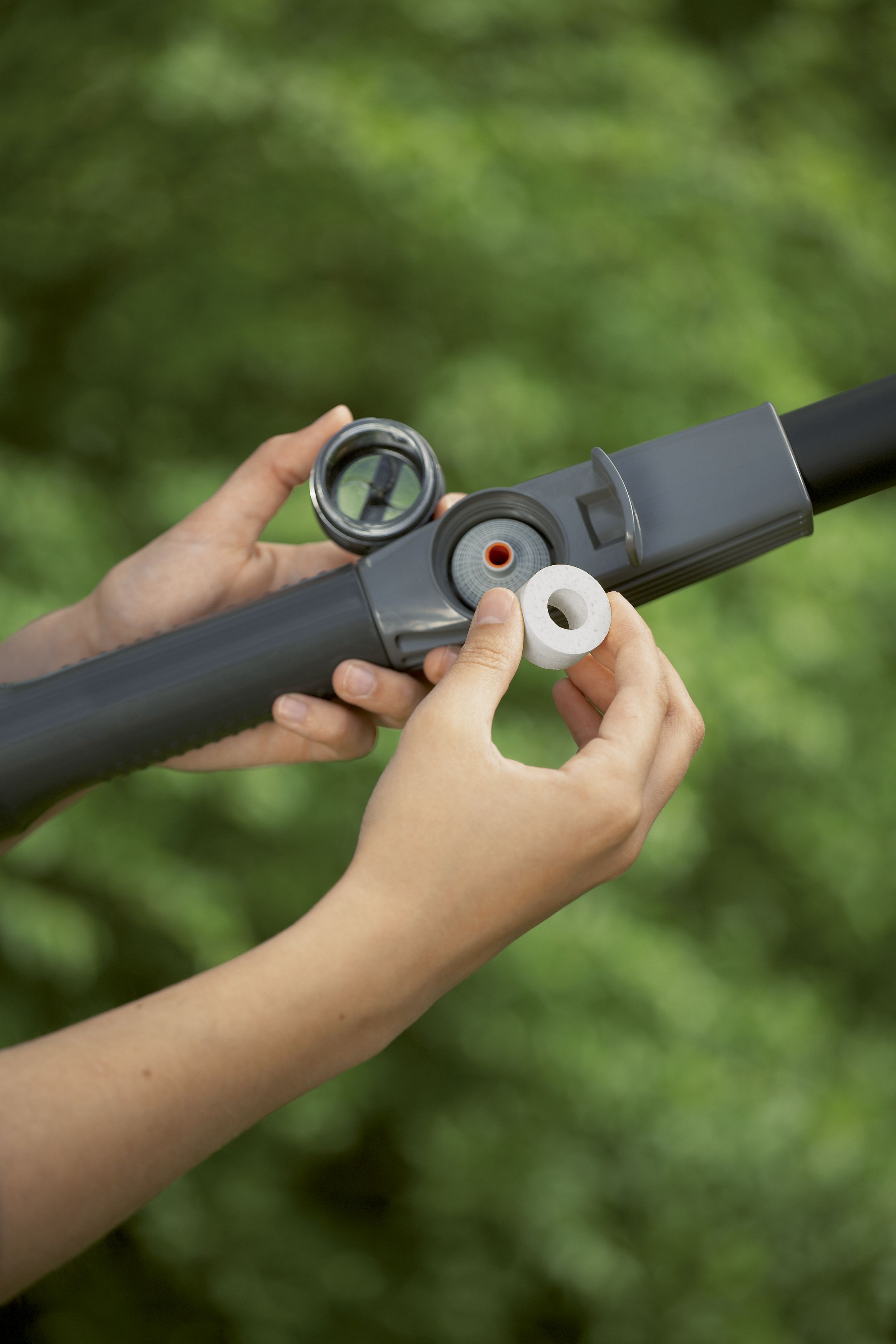 Mango conductor de agua telescópico