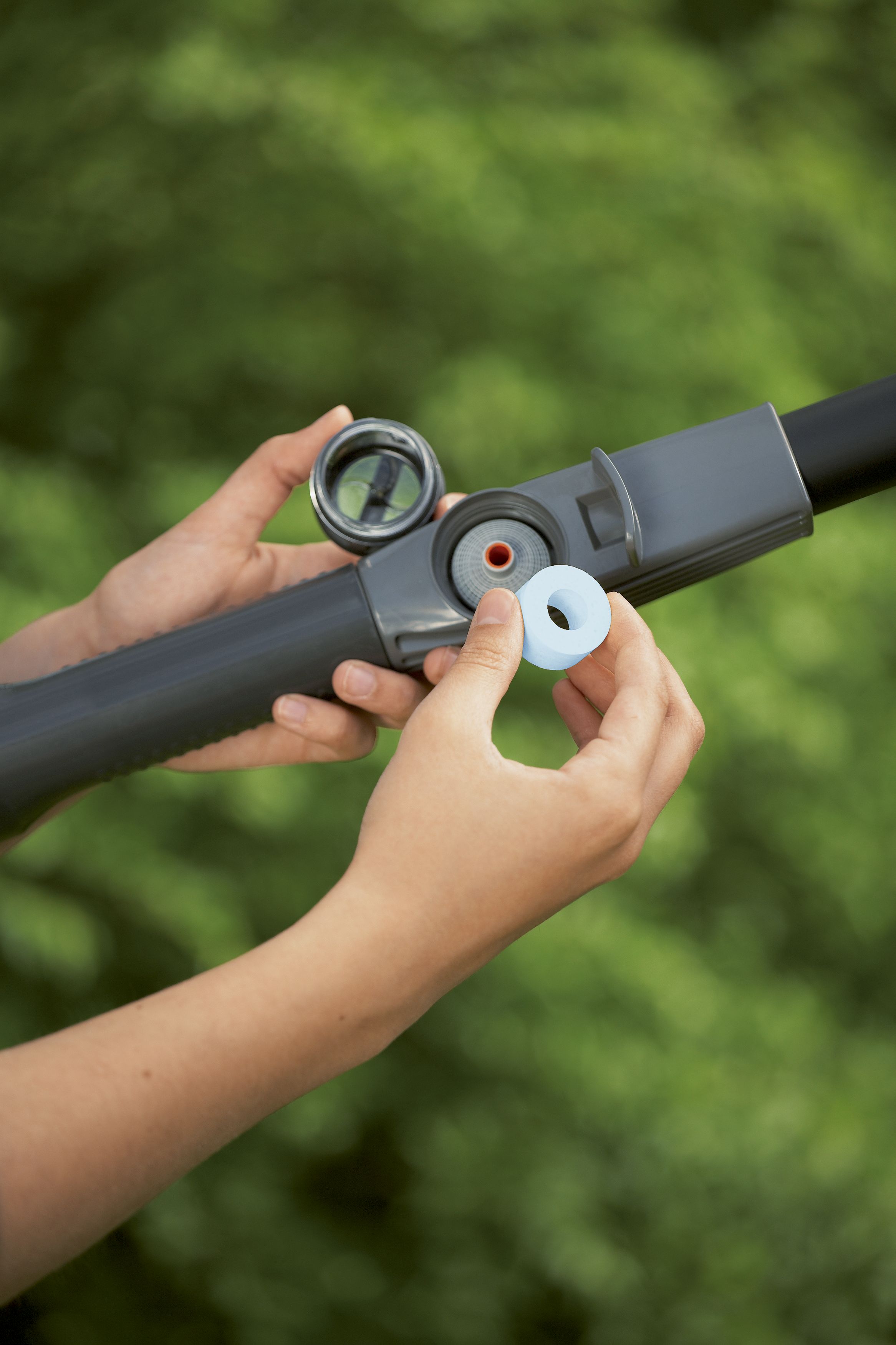 Mango conductor de agua telescópico