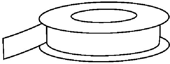 Cinta aislante plástica para roscas